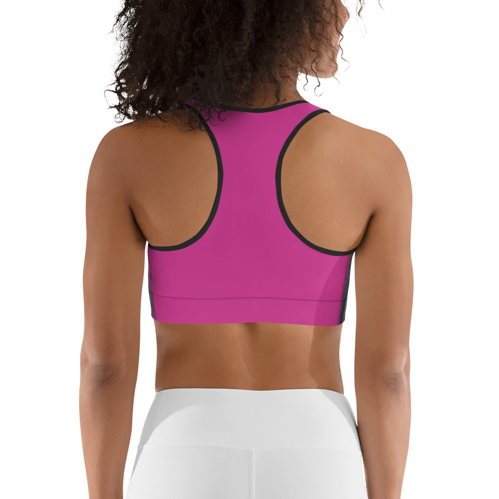 Sports Bra - Pink Rain