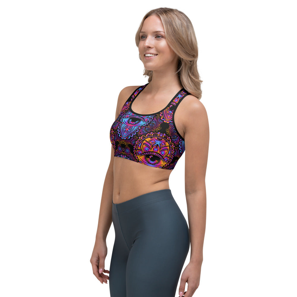 Sports bra - Hamsa Eye