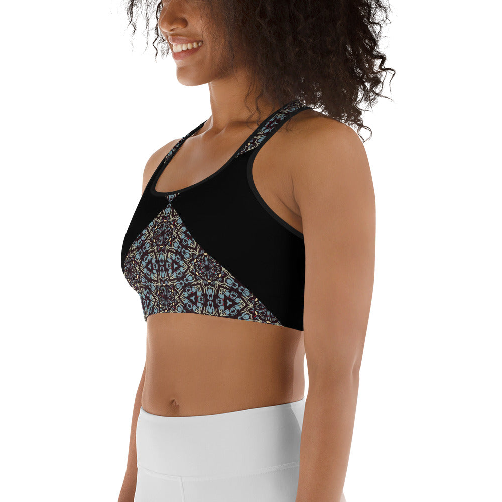 Sports Bra - Black Diamond