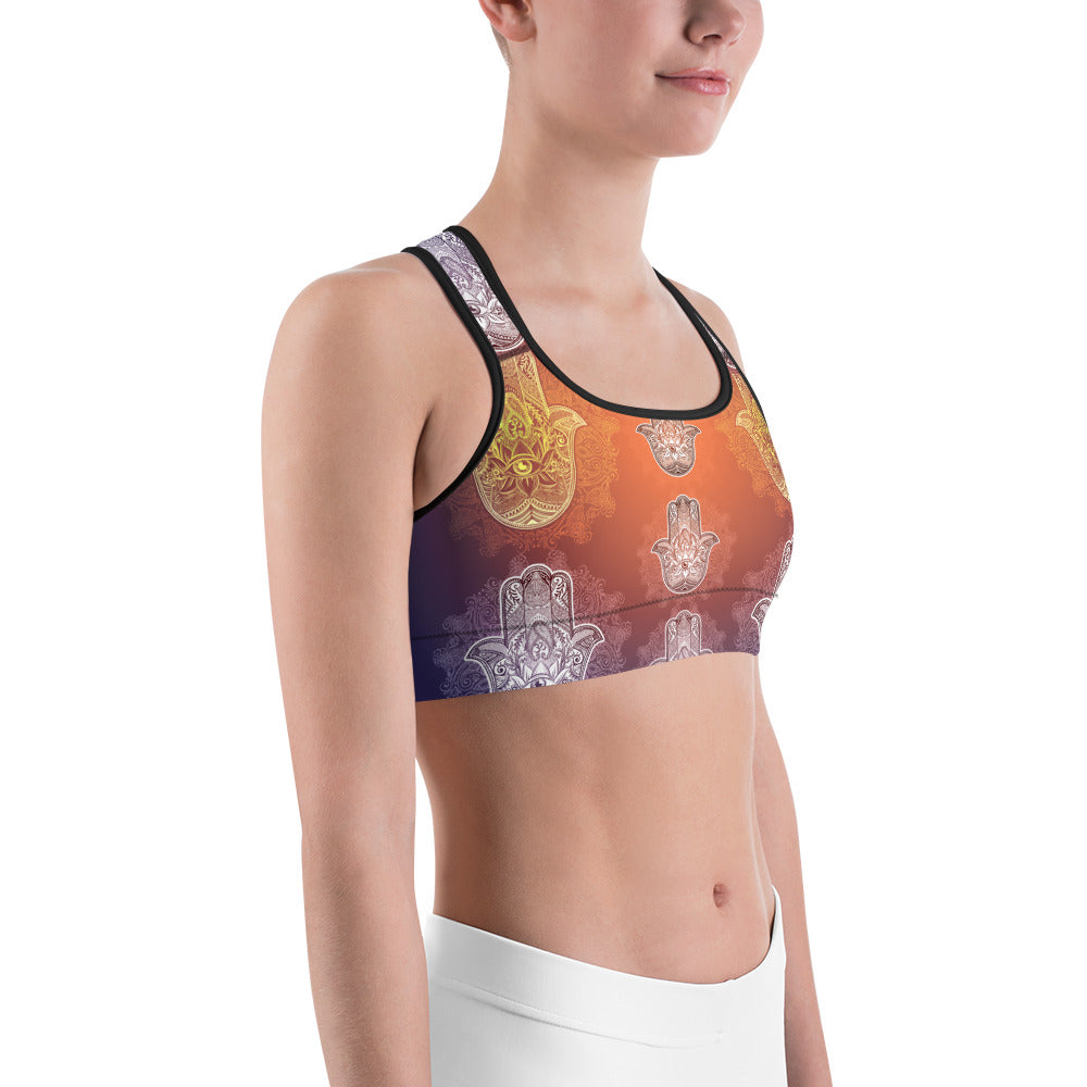 Sports bra - Hamsa Eye