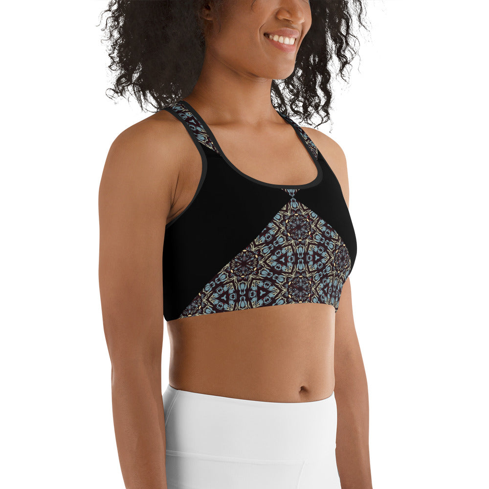 Sports Bra - Black Diamond